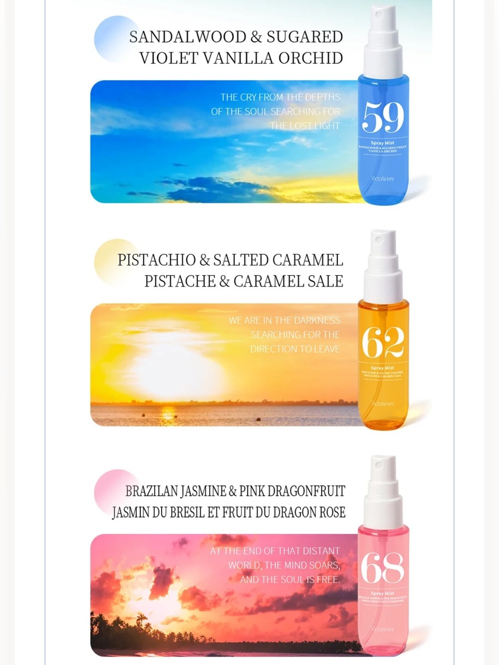 Victoria Key Spray Mist Collection - Picture 2 of 6